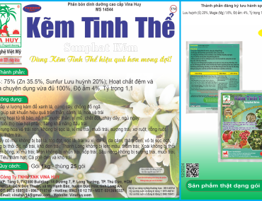 KẼM TINH THỂ – SUNPHAT KẼM