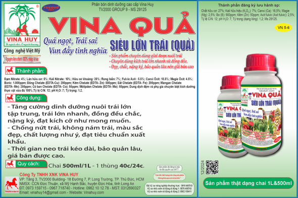 VINA QUẢ – SIÊU LỚN TRÁI (QUẢ)