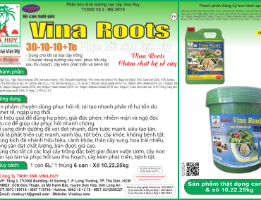 VINA ROOTS – 30-10-10+Te – Phục hồi sinh lực cây
