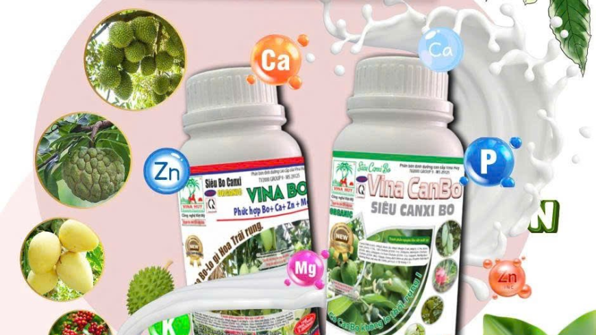 🌿✨ BỘ ĐÔI VINA BO & SIÊU CANXI BO – GIẢI PHÁP TOÀN DIỆN CHO VƯỜN CÂY ĂN TRÁI ✨🌿