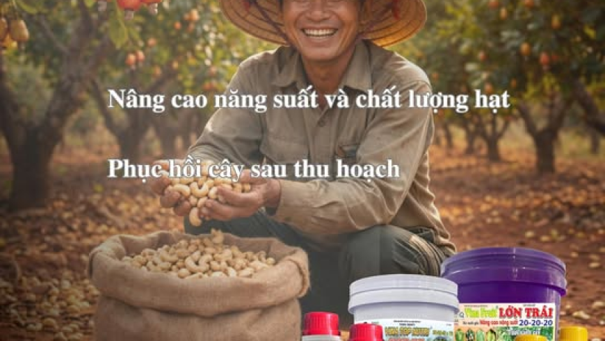CÔNG TY PHÂN BÓN VINA HUY – BỘ PHÂN BÓN CHUYÊN DÙNG CHO CÂY ĐIỀU
