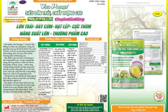 🌿✨ Vina Panaga® – Siêu Lớn Trái, Chất Lượng Cao ✨🌿