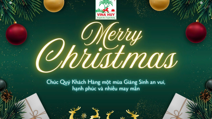 Phân Bón VINA HUY – GỬI LỜI CHÚC GIÁNG SINH ĐẾN QUÝ NHÀ VƯỜN